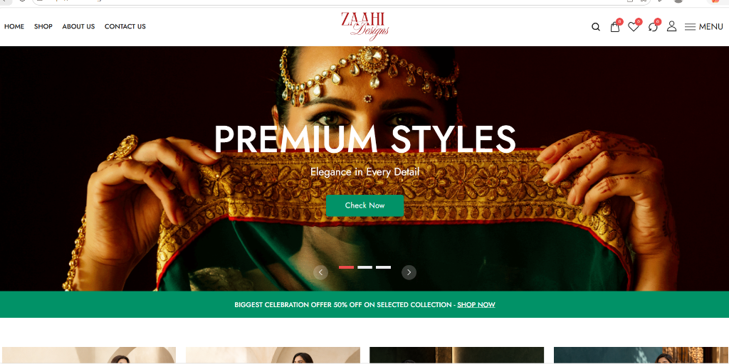 Zaahi Designs – Elegence in woven tradition